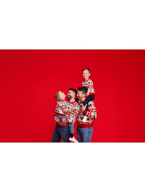 CHARTER CLUB Holiday Lane Big Girls Santa Bear Sweater, Created for Macy's