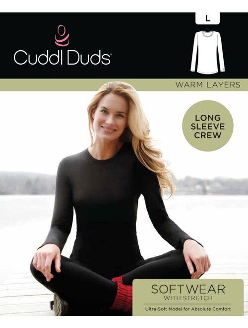 Cuddl Duds Women's Softwear Long-Sleeve Crewneck Top