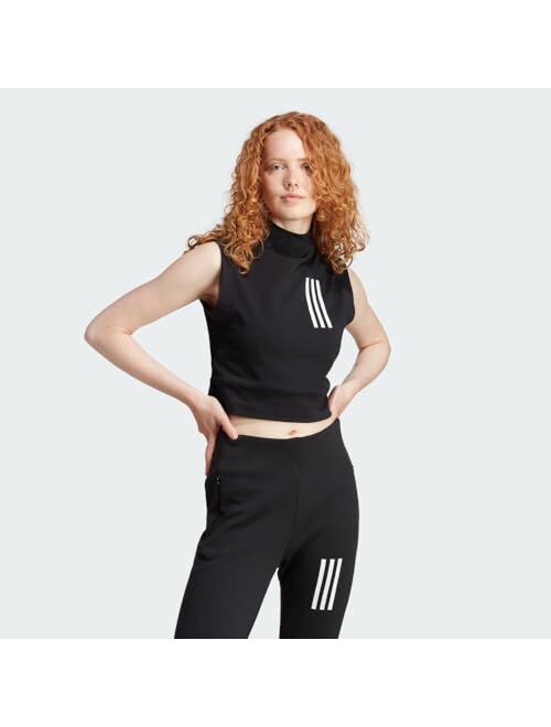 adidas Women's Mission Victory Sleeveless Crop Top