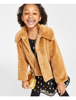 Mommy and Me Toddler & Little Girls Faux-Fur Coat, Created for Macy's