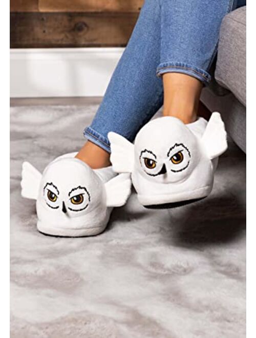 Ground Up Harry Potter Hedwig Slippers for Adults