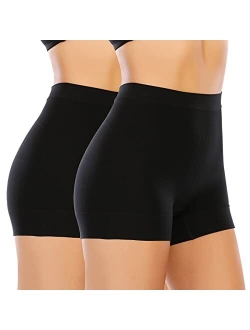 Womens Seamless Shaping Boyshorts Panties Tummy Control Underwear Slimming Shapewear Shorts