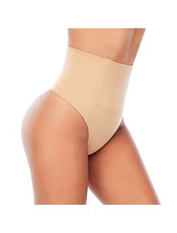 Womens Thong Shapewear Mid to High Waisted WN0017