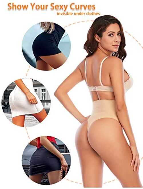 Werena Womens Thong Shapewear Mid to High Waisted WN0017