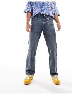 x005 mid rise straight leg jeans in lightwash