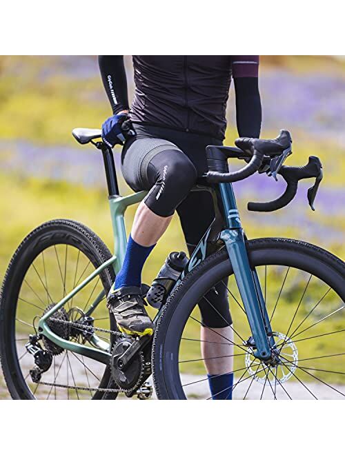 GripGrab Classic Thermal Cycling Knee Warmers Anti-Slip Biking Knee Sleeves Fleece Lined Bike Knee Warmers for Cycling