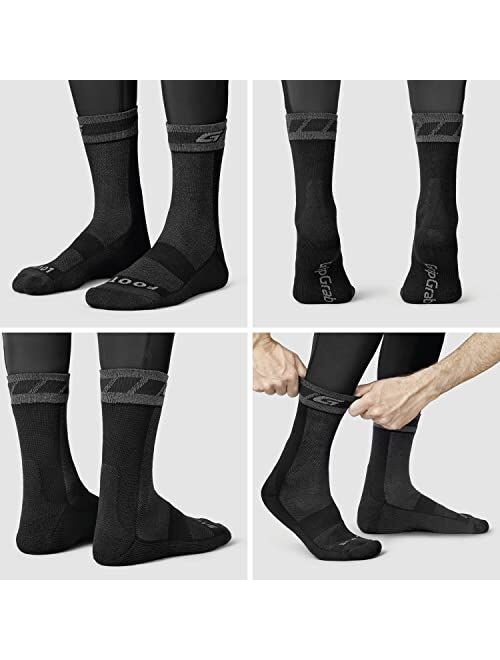 GripGrab Winter Thermal Merino Wool Cycling Socks Warm Bike Socks Padded Thick Cycling Socks Cold Weather Cycling Socks