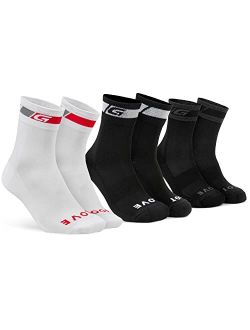 All-Season Cycling Socks Set of 3 Multipack Giftbox Breathable Summer Winter Merino Wool Spring Fall Socks Bundle