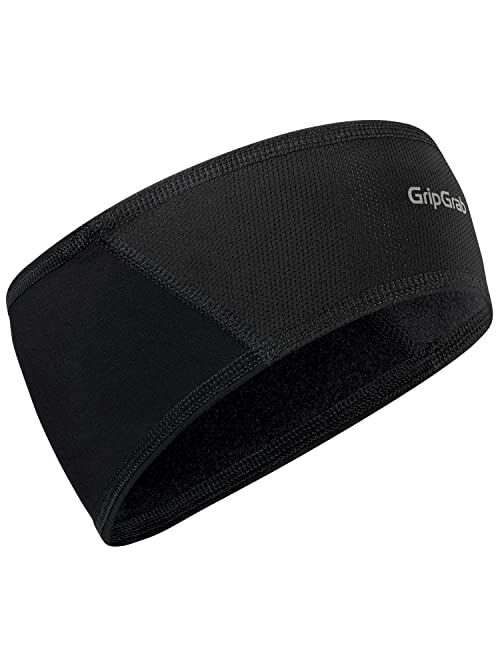 GripGrab Thermal Winter Cycling Headband with Windproof Forehead Lightweight Under Helmet Bicycle Head Band Running Headband