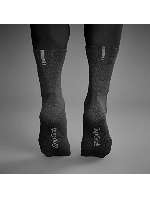 GripGrab Thermo SL Single & Multipack Winter Cycling Socks Men Women High Cut Thermal Breathable Tall Cold Weather Cycling