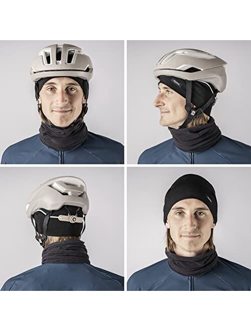 GripGrab Merino Wool Blend Lightweight Biking Beanie Under Helmet Cycling Cap Winter Bike Beanie Hat Cold Weather Cycling Cap