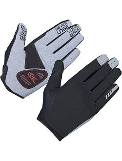 Shark Cycling Gloves Gel-Padded Fullfinger Mountain Gravel Bike Gloves Long Finger Bicycle Gloves