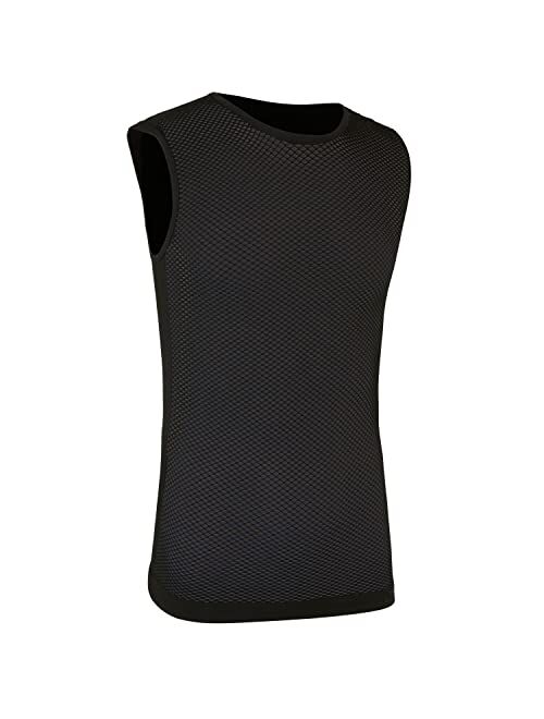 GripGrab 3-Season Sleeveless Cycling Base Layer High-Performance Mesh Bicycle Undershirt Spring Summer Compression Vest