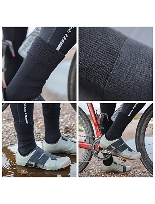 GripGrab Lightweight Waterproof Cycling Socks Insulating Cold Weather Cycling Socks Wet Weather Winter Socks For Cycling