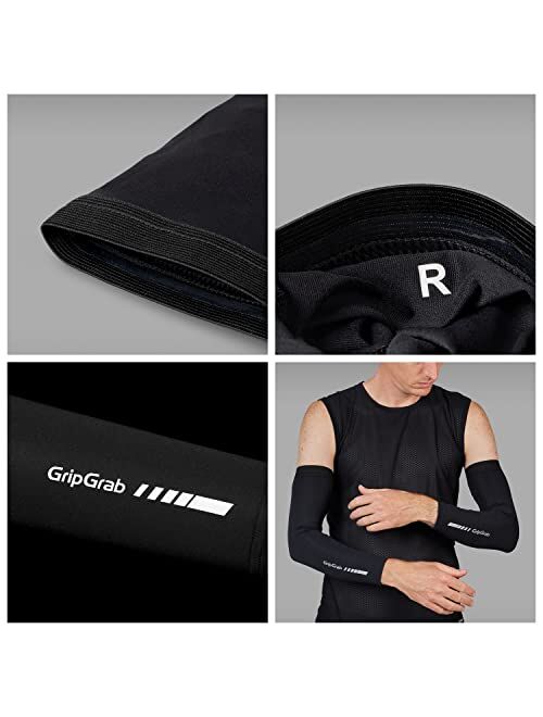 GripGrab UPF 50+ UV-Protection Arm Sleeves Anti-Slip Thin Breathable Summer Warmers for Biking Hiking Running Outdoors