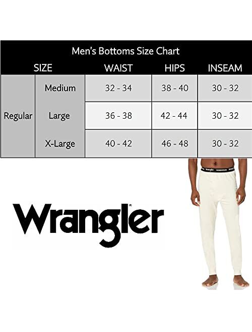 Wrangler Men's Heavyweight Cotton Thermal Bottom Pants