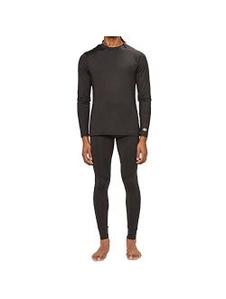 Mens Base Layer 2 Piece Performance Cold Weather Long Johns Underwear Set for Men
