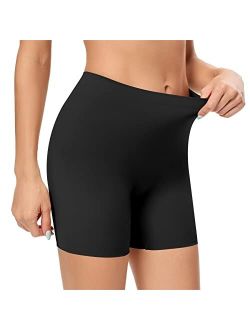 Seamless Slip Shorts for Women Under Dress Shaping Boyshorts Panties Tummy Control Shapewear