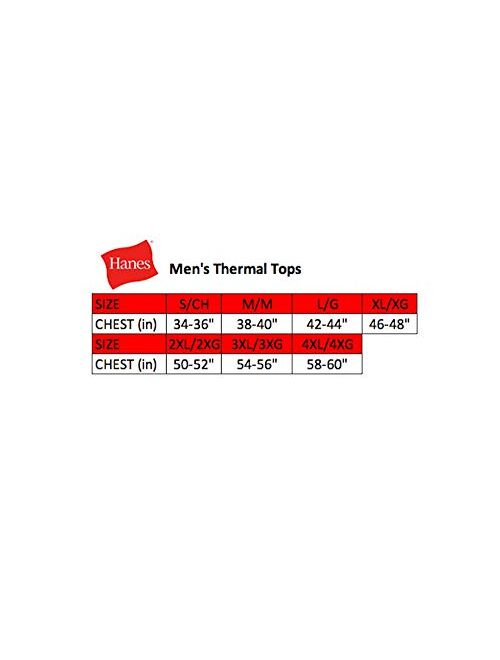 Hanes Men's X Temp Thermal Crew Neck Top