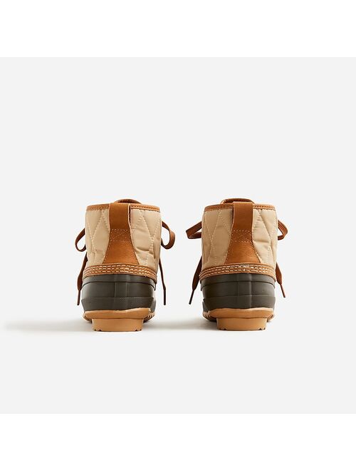 J.Crew Heritage duck boots in quilted nylon