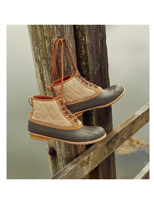 J.Crew Heritage duck boots in quilted nylon