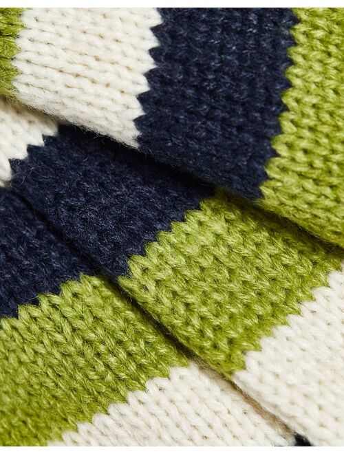 Reclaimed Vintage unisex skull beanie in stripe