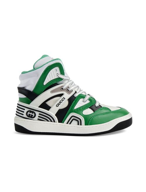 Gucci Kids Basket high-top sneakers