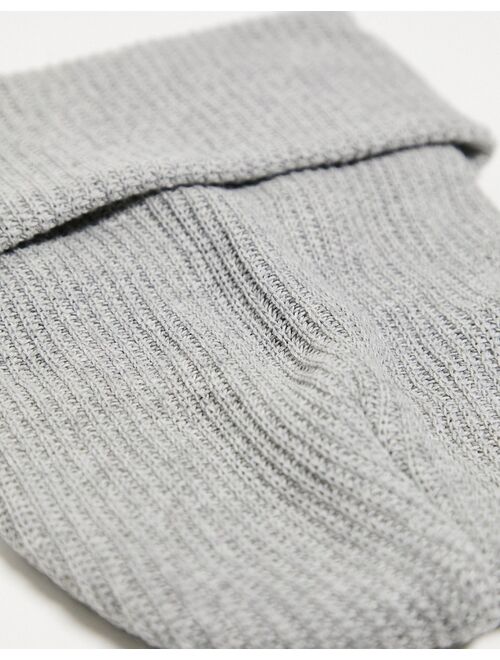 Nike Utility Swoosh beanie in gray heather