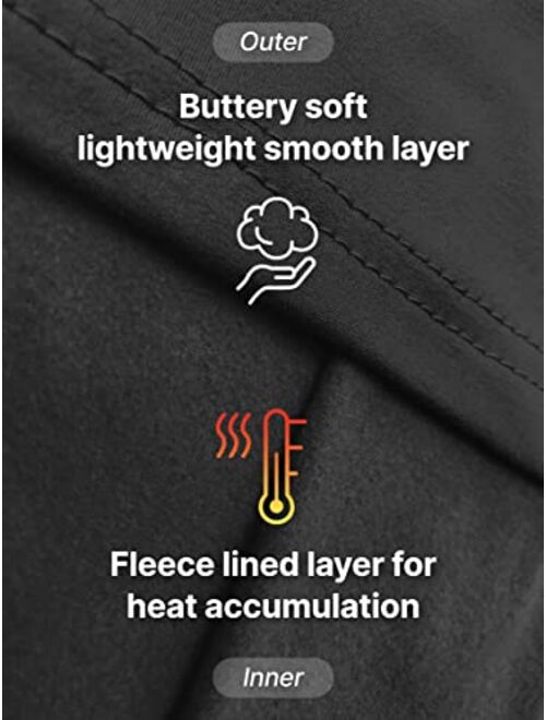ALWAYS Women's Thermal Underwear Set - Fleece Lined Premium Soft Winter Warm Long Johns Base Layer Thermal Wear