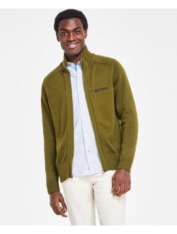 Men's Chunky Zip-Through Sweater