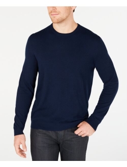 Men's Solid Crewneck Sweater, Created for Macy's