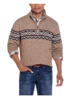 Men's Southwest Quarter-Zip Sweater