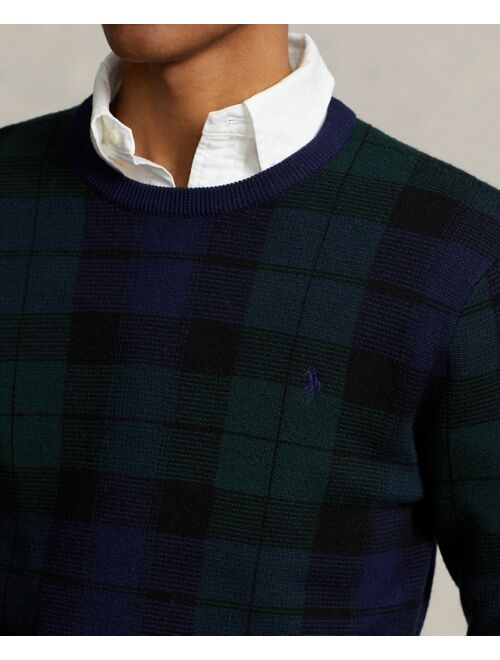 Polo Ralph Lauren Men's Plaid Washable Wool Sweater