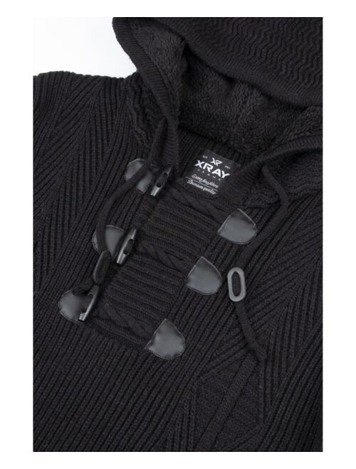 X-Ray Men's Hooded Toggle Sweater
