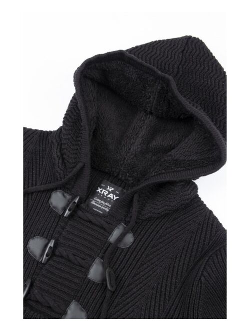X-Ray Men's Hooded Toggle Sweater