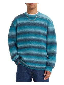Men's Premium Crewneck Stripe Sweater