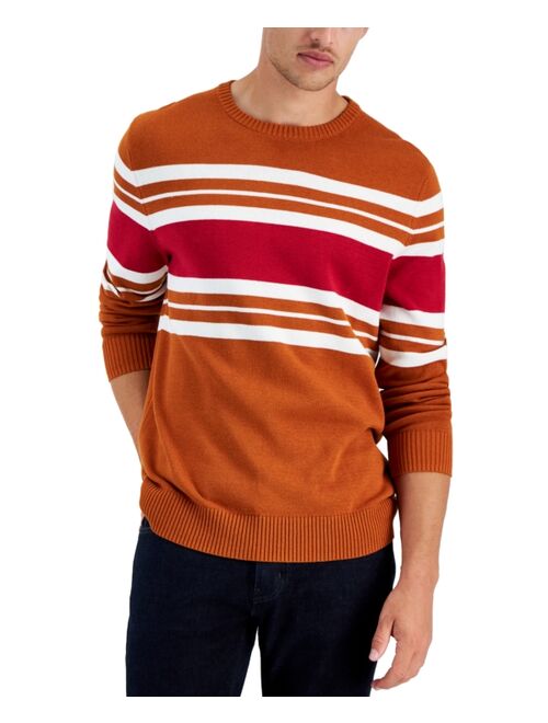 Club Room Men's Colin Striped Sweater, Created for Macy's