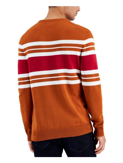 Club Room Men's Colin Striped Sweater, Created for Macy's