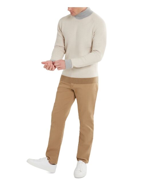 Kenneth Cole Men's Two-Tone Fold Over Turtleneck Sweater
