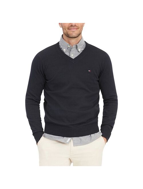 Men's Tommy Hilfiger Essential Cotton V-Neck Sweater