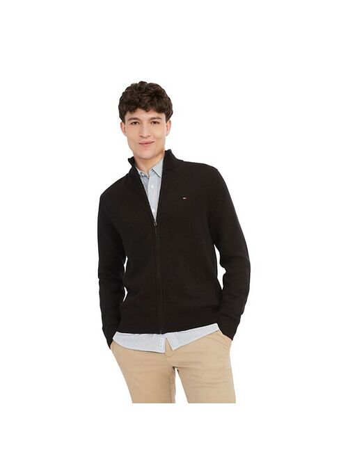 Men's Tommy Hilfiger Solid Full-Zip Sweater