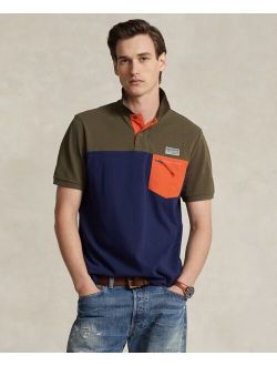 Men's Classic-Fit Mesh Utility Polo Shirt