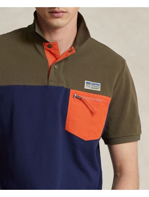 POLO RALPH LAUREN Men's Classic-Fit Mesh Utility Polo Shirt