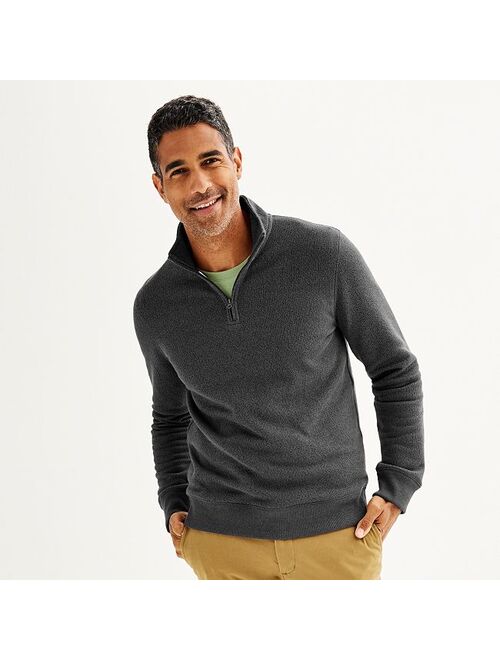 Men's Sonoma Goods For Life Quarter-Zip Fleece Sweater