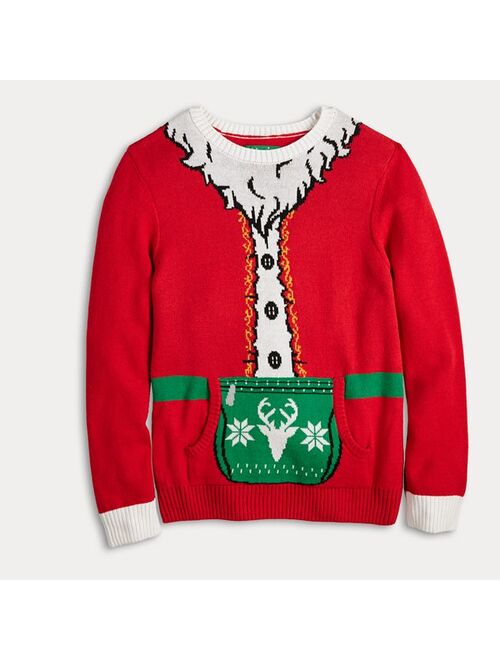 licensed character Men's Santa Suit Holiday Sweater