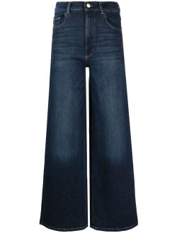 Hepburn high-rise wide-leg jeans