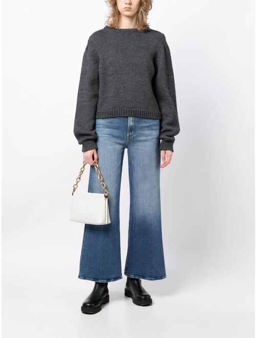 MOTHER wide-leg flared jeans