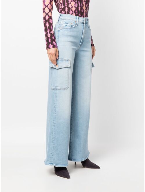 MOTHER The Undercover Cargo Sneak wide-leg jeans