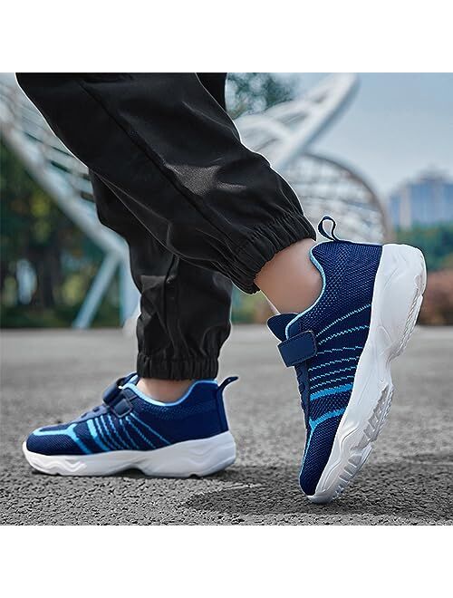 Fo Tirary Kids Shoes Boys Girls Breathable Lightweight Sneakers Athletic Tennis Shoes for Little Kid/Big Kid