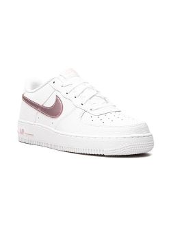 Kids Air Force 1 "White/Pink Glaze" sneakers
